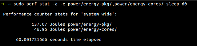 System power consumption