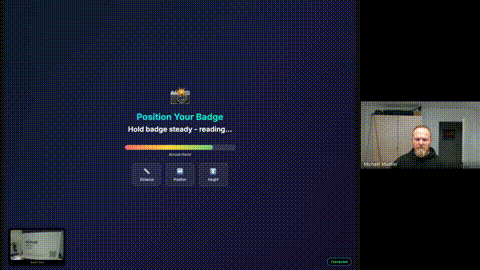 Reachy Mini Conference Badge App